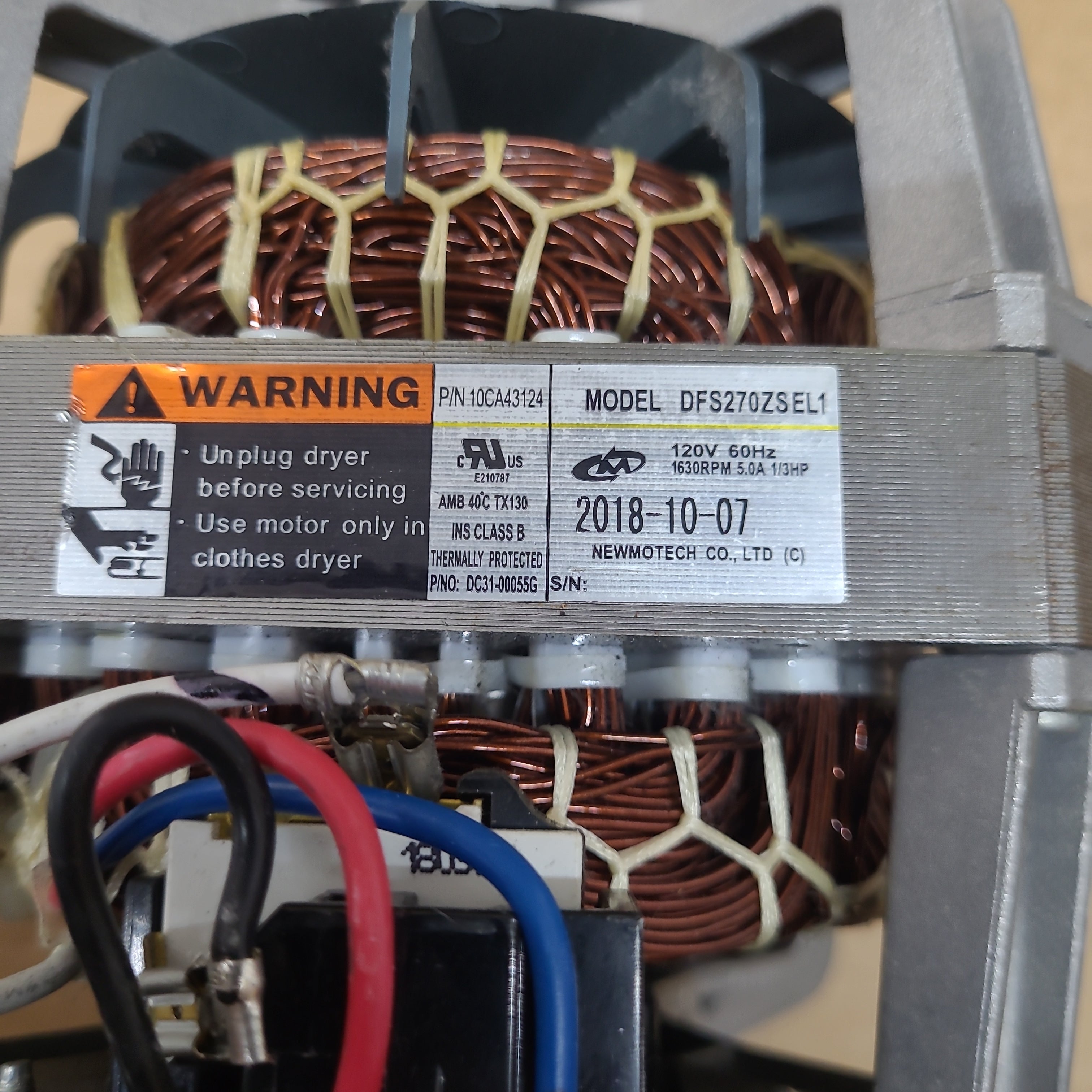 Samsung Dryer Drive Motor DC31-00055G Samsung Dryer Drive Motor DC31-00055G
